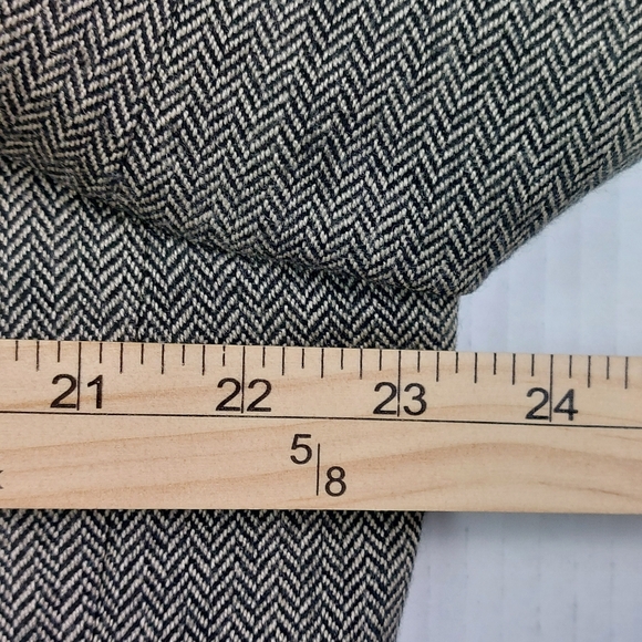 Lauren Ralph Lauren Jacket Mens Size 44L Brown Herringbone 100% Lambs Wool Macys - Picture 5 of 10